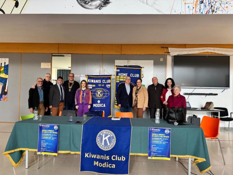 Modica, una due giorni intensa del Kiwanis per la Giornata mondiale per i diritti dell’infanzia e dell’adolescenza
