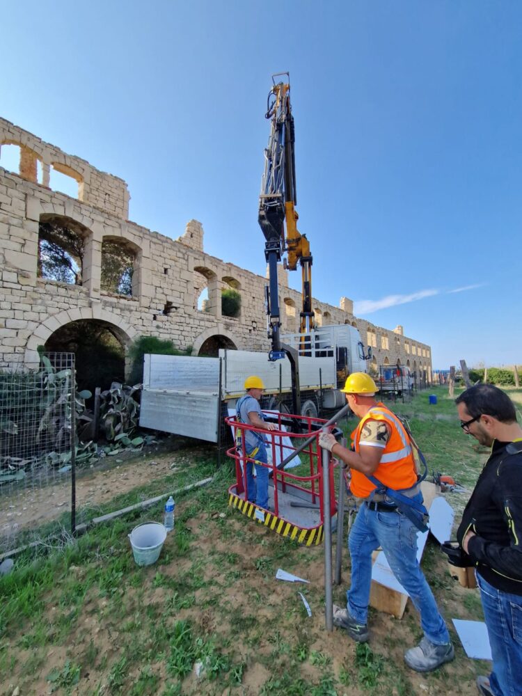 Sampieri, iniziati i lavori di messa in sicurezza della fornace Penna