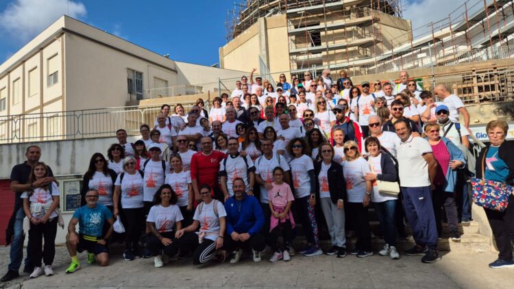 Ragusa, riuscita l’iniziativa “Il cammino dei santi” con 150 partecipanti