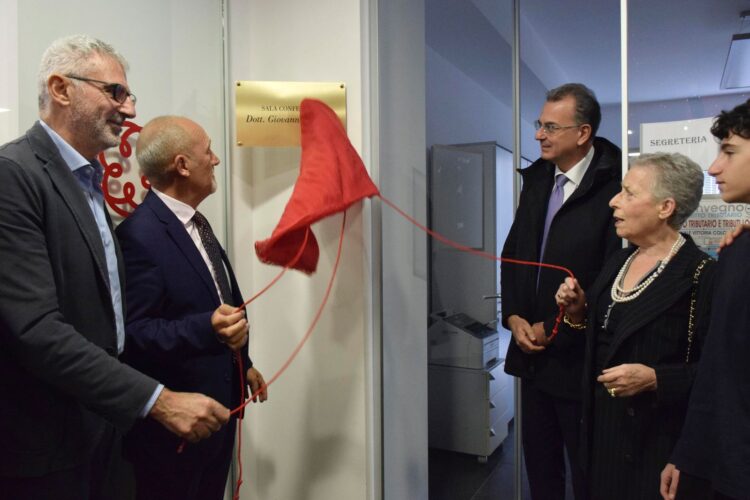 La sala conferenza della sede dell’Ordine dei dottori commercialisti di Ragusa intitolata alla memoria di Giovanni Di Blasi