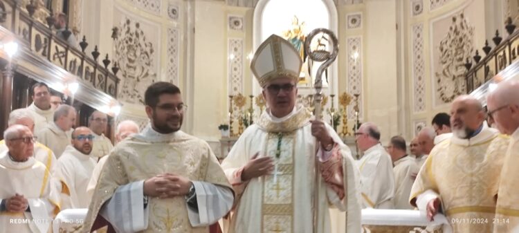 Ragusa, il seminarista Alessio Leggio è stato ordinato diacono