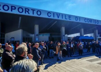 Aeroporto di Comiso, questa mattina la protesta del comitato