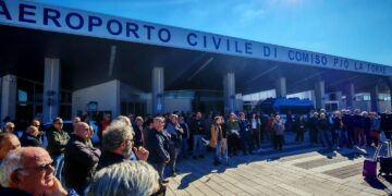 Aeroporto di Comiso, questa mattina la protesta del comitato