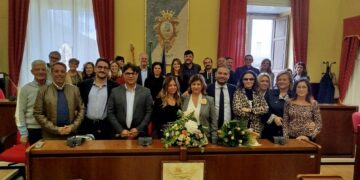 Comiso, il nuovo provveditore Mercante ricevuta a palazzo di Città