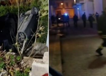 Scicli, un’auto urta l’altra e finiscono entrambe sul greto del torrente