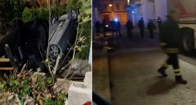 Scicli, un’auto urta l’altra e finiscono entrambe sul greto del torrente