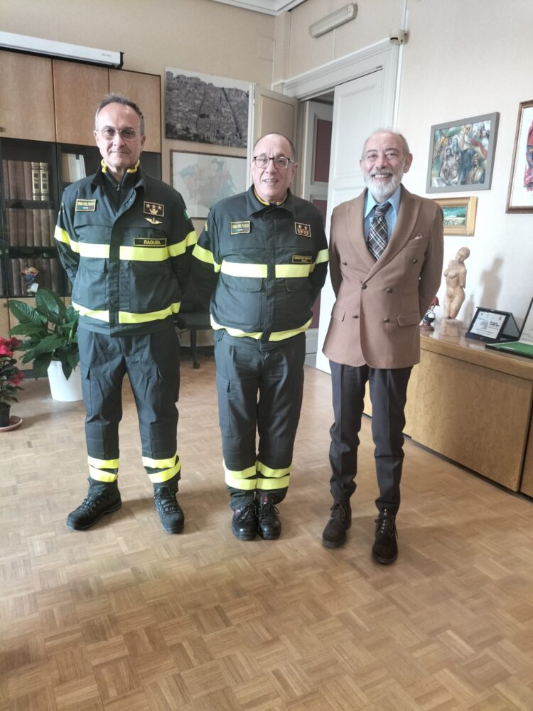 Ragusa, il prefetto ha ricevuto il direttore regionale dei vigili del fuoco