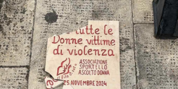 Vittoria, danneggiata nelle scorse ore la pietra d’inciampo dedicata alle donne vittime di violenza