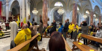 Chiaramonte, Coldiretti ha celebrato in chiesa Madre la giornata del ringraziamento
