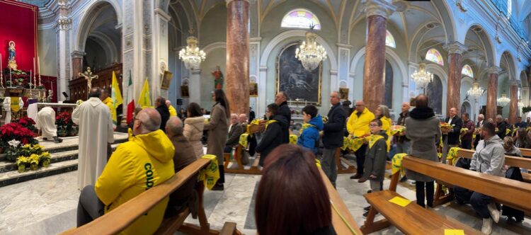 Chiaramonte, Coldiretti ha celebrato in chiesa Madre la giornata del ringraziamento