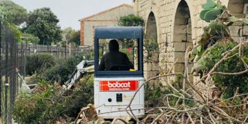 Sampieri, iniziati i lavori di recupero della fornace Penna
