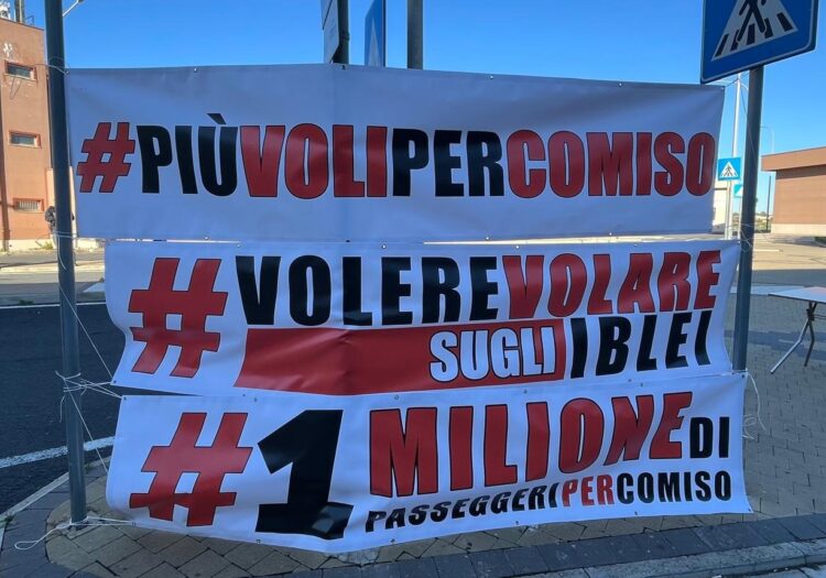 Aeroporto Comiso, il comitato scrive al prefetto