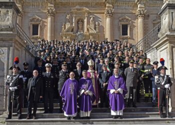 Ragusa, messa di Natale interforze con la benedizione del vescovo