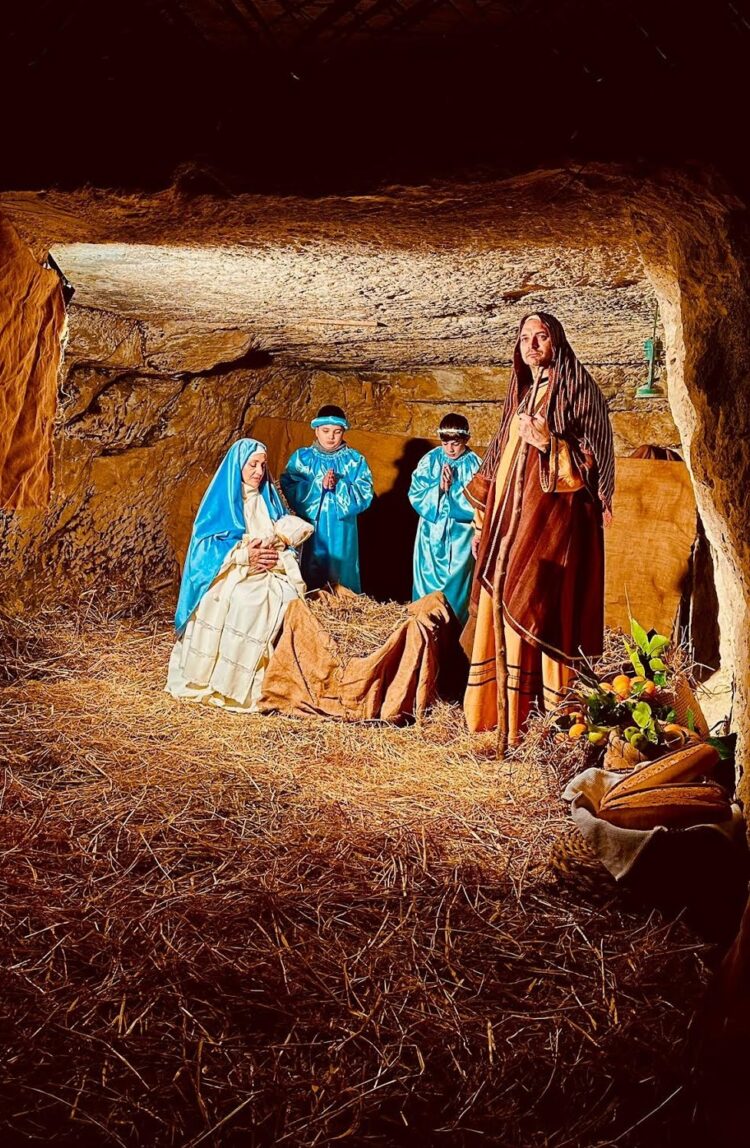 Scicli, il presepe vivente nella cavuzza di Santa Maria La Nova