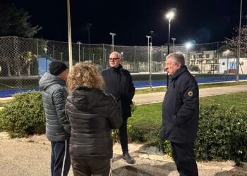 Ispica, nuova illuminazione all’interno del campo Brancati