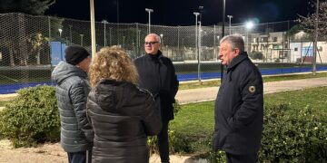 Ispica, nuova illuminazione all’interno del campo Brancati