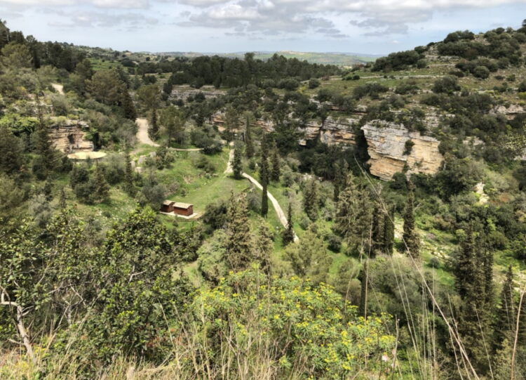 Raid a Modica nel cantiere dell’azienda forestale al parco Cava dei servi
