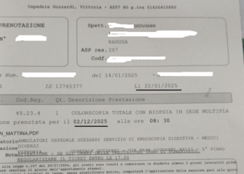 Undici mesi per una colonscopia in provincia di Ragusa, il comitato civico Art. 32 denuncia: “E’ macelleria sociale”