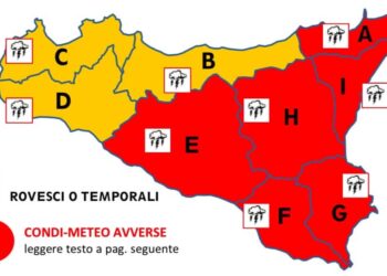 Allerta rossa della Protezione civile, chiuse scuole di ogni ordine e grado anche in provincia di Ragusa
