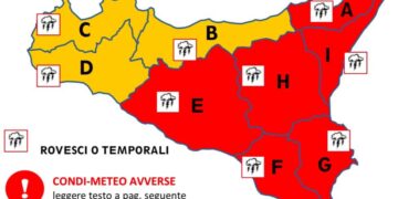 Allerta rossa della Protezione civile, chiuse scuole di ogni ordine e grado anche in provincia di Ragusa