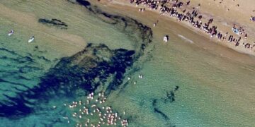 Marina di Modica, un grande successo il bagnoammare: è stato record di partecipanti
