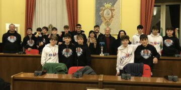 Comiso, l’U15 dell’Olympia Comiso ricevuta a palazzo di Città