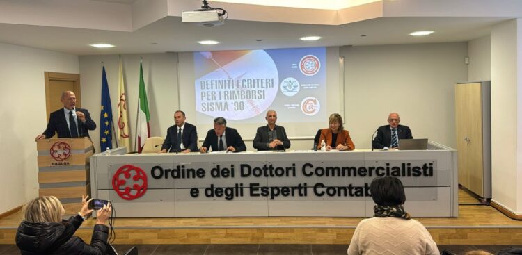 Rimborsi sisma del ’90, confronto nella sede dell’Ordine dei dottori commercialisti