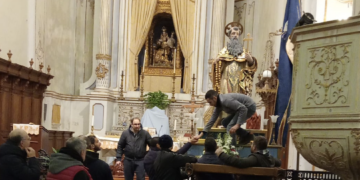Giarratana, traslato il simulacro di Sant’Antonio abate