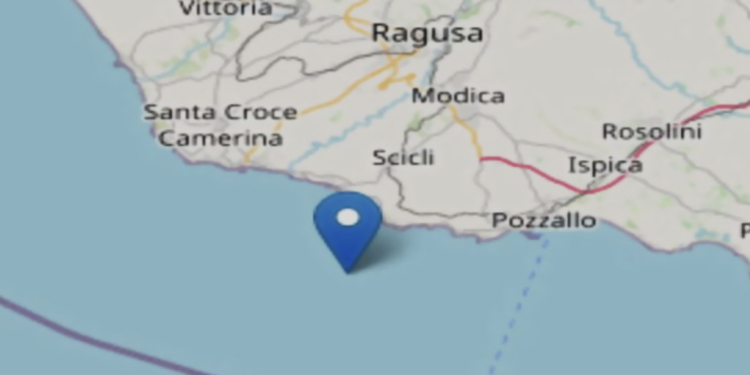 Scossa di terremoto nel tratto di mare antistante la fascia costiera dello Sciclitano