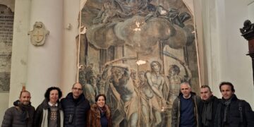 Modica, erano piegate in uno scatolone e rischiavano di finire nell’immondizia: sette tele saranno restaurate