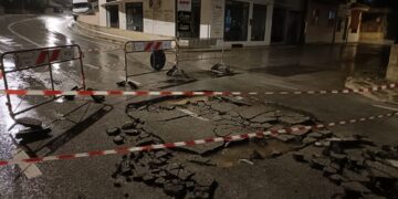 Ispica, primi danni a causa del nubifragio