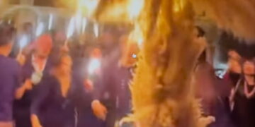 Il Bon in fiamme a Ragusa, il rogo forse causato da un incidente fortuito all’interno