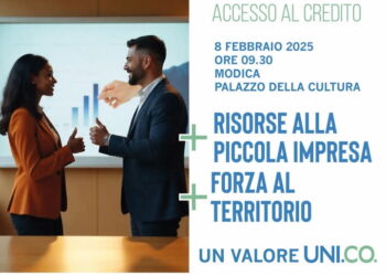Agevolazioni e accesso al credito, domani a Modica un importante momento di confronto promosso dalle Cna territoriali di Ragusa e Siracusa