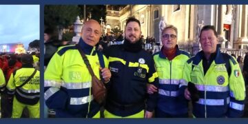 Comiso, i volontari di protezione civile a supporto della popolazione catanese per la festa di Sant’Agata