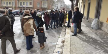 Ragusa, questa mattina una cerimonia provocatoria sulla metropolitana di superficie che ancora non c’è