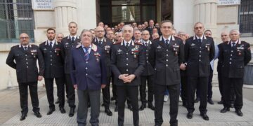 Ragusa, il generale di divisione Spina in visita al comando provinciale dei carabinieri