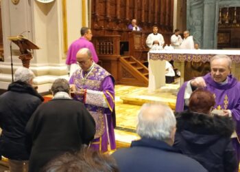 E’ iniziata la Quaresima anche a Ragusa con il rito dell’imposizione delle ceneri