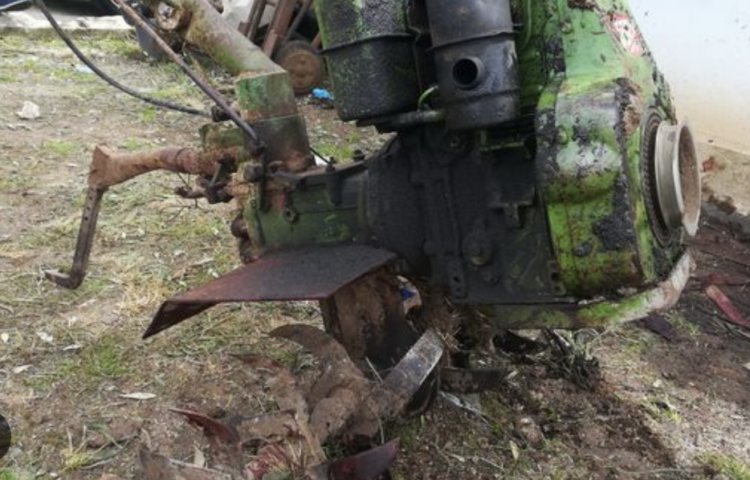 Chiaramonte, resta incastrato con il motozappa: ferito un operaio