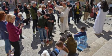 San Giuseppe a Ragusa, questa mattina la benedizione degli animali