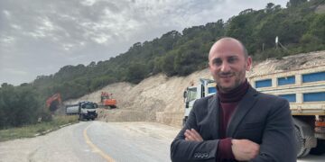 Vittoria e il consolidamento del fronte roccioso di contrada Cappellaris, sopralluogo dell’assessore Nicastro