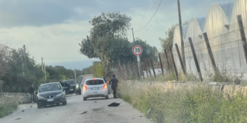 Incidente stradale sulla Scicli-Sampieri, auto contro muro di pietra a secco