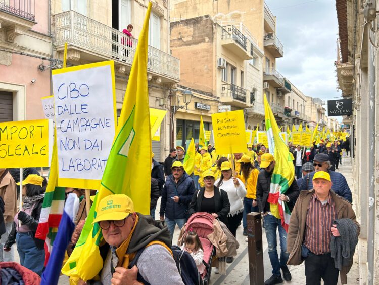A Vittoria la mobilitazione degli agricoltori Coldiretti per lo sviluppo del territorio
