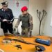 Vittoria, rinvenute armi in un casolare: un 45enne finisce ai domiciliari