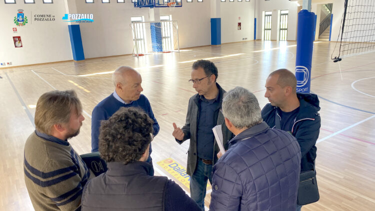 Pozzallo, sopralluogo per il completamento della palestra dell’istituto La Pira di via Pertini