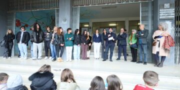 Modica, il Lions club dona un murale dedicato alla pace