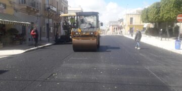 Ispica, in fase di ripavimentazione via Duca degli Abruzzi