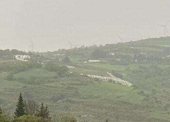 Forte grandinata a Monterosso Almo
