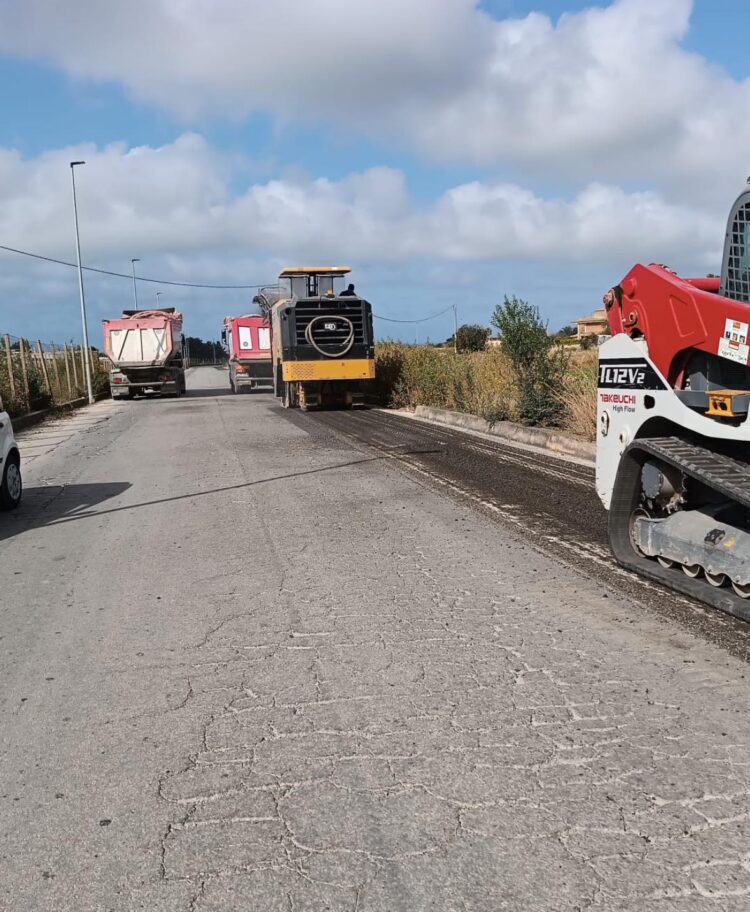 Santa Croce, iniziata la ripavimentazione stradale della circonvallazione Canestanco
