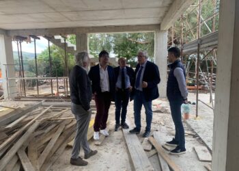 Chiaramonte, sopralluogo al cantiere della casa di comunità