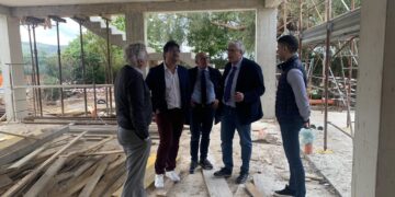 Chiaramonte, sopralluogo al cantiere della casa di comunità